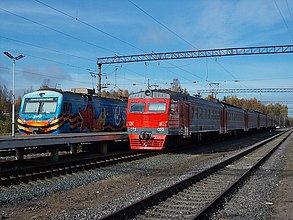 Электропоезда на Санкт-Петербург