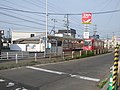 湯の川停留場・乗降車ホーム全景（2018年6月撮影）