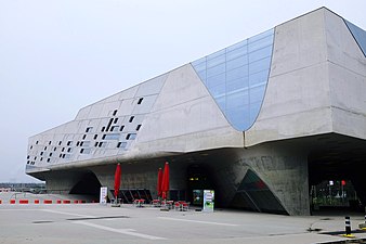 Phaeno Science Center, Wolfsburg, Germany, by Zaha Hadid, 2005[268]