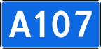Federal Highway A107 shield}}