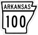 State Road 100 marker