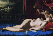 Venus and Cupid (Sleeping Venus) (1625—1630) by Artemisia Gentileschi