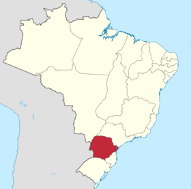 Localização de Paraná