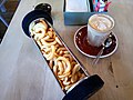 Chips delivered through a pneumatic tube