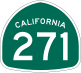 State Route 271 marker