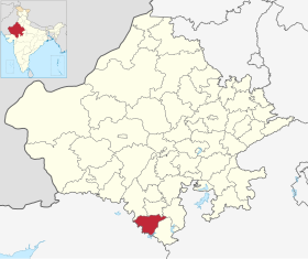 Localisation de District de Dungarpur