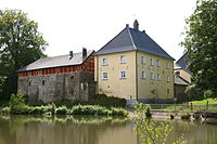 Haus Lay Water Castle in the Rhineland