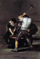 Goya, La forja