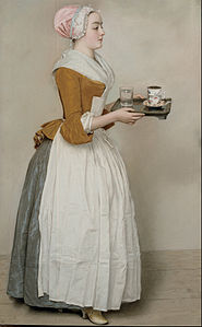 La Belle Chocolatière (1743), Dresde, Gemäldegalerie Alte Meister.