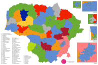 Single-member constituencies – first place after the first round