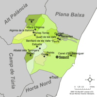 Municipalities of Camp de Morvedre