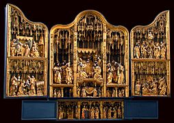 Retablo de la Marienkirche de Lübeck, del llamado Maestro de 1518[23]​