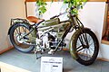 Moto Guzzi monocylindre horizontal de 500 cm3 (1921).