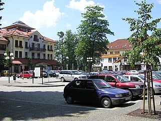 Čeladná : place centrale.