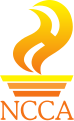 Logo of National Commission for Culture and the Arts, with the Baybayin letter ka stylized as an eternal flame