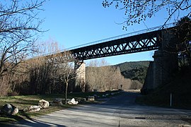 Pont ferroviaire à Olargues