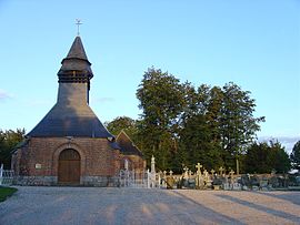 The church in Ouville-l'Abbaye