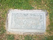 Grave site of Walter Winchell (1897–1972). Winchell was a newspaper columnist who is credited with inventing the gossip column.[46]