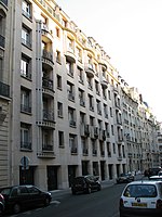 Building 22 rue Beaujon in Paris where Venizelos died.