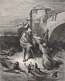 Picrochole vaincu, illutration de Gustave Doré pour Gargantua, 1873.
