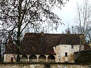 Les toits de l'aile ouest et du pavillon d'angle.