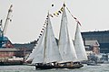 Spirit of Bermuda, a Bermuda-rigged schooner.