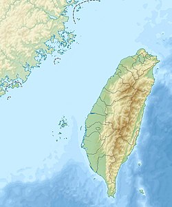 花蓮地震 (2018年)の位置（台湾内）