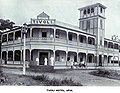Tivoli Hotel in 1896, used as the command post for American force during the battle at Apia.