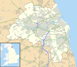 Claxheugh is located in Tyne and Wear
