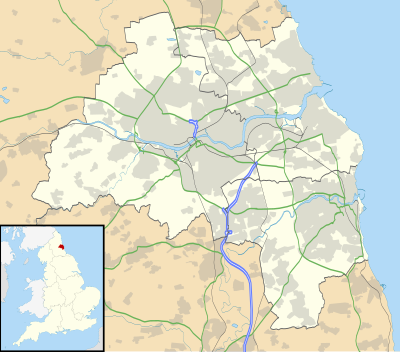 Civil parishes in Tyne and Wear is located in Tyne and Wear