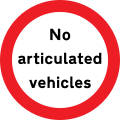 Articulated vehicles prohibited