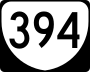 State Route 394 marker