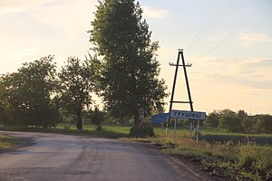 В'їзд в село Грушівці