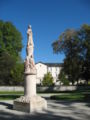 Statue de Sainte Emma au monastère d'Admont