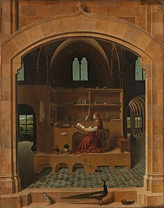 St Jerome in His Study, by Antonello da Messina