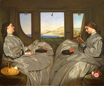 The Travelling Companions, by Augustus Leopold Egg