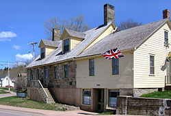 The old Bell Inn in Dorchester, New Brunswick was an inn between 1820 and 1860.