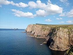 Benwee Head and the Stags of Broadhaven