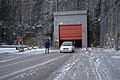 Entrée principale de la centrale souterraine