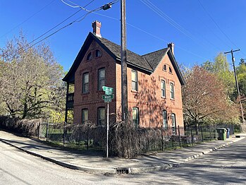 Rare home constructed of bricks in the district