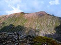 Càrn Mòr Dearg and Càrn Dearg Meadhanach, from Ben Nevis to the west