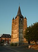 Clocher de l'église Saint-Nicolas.