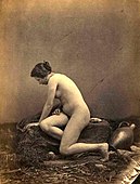 Fotografia por Eugène Durieu, 1854.