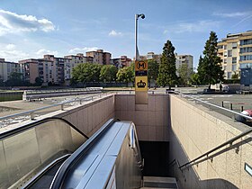 L'une des deux bouches d'accès.