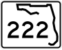 State Road 222 marker