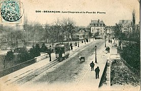 Pont Saint-Pierre, futur pont de la République.