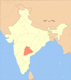 インド国内の位置