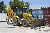 מחפרון JCB 3CX בירושלים