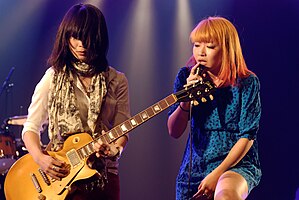 Izumi and Lucy performing at Japan Expo, 2011