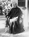 Queen Liliuokalani with her dog Poni
